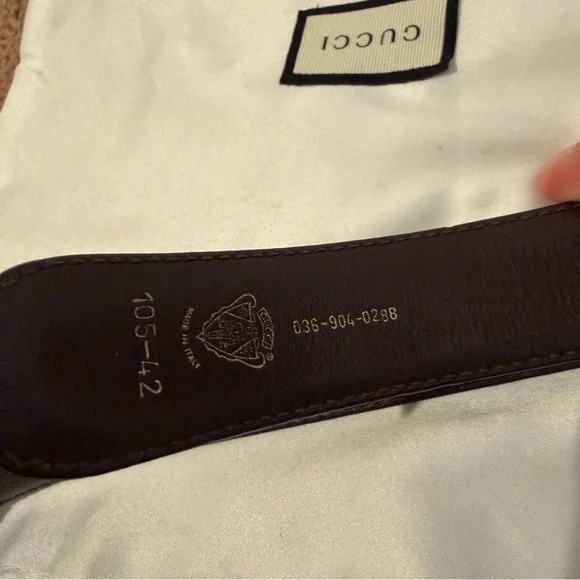 Gucci | Vintage Gold Leather Belt - Picture 3 of 8